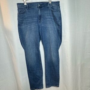 Old Navy High Rise WOW Straight Jeans Medium Wash Stretch Denim Women’s 16